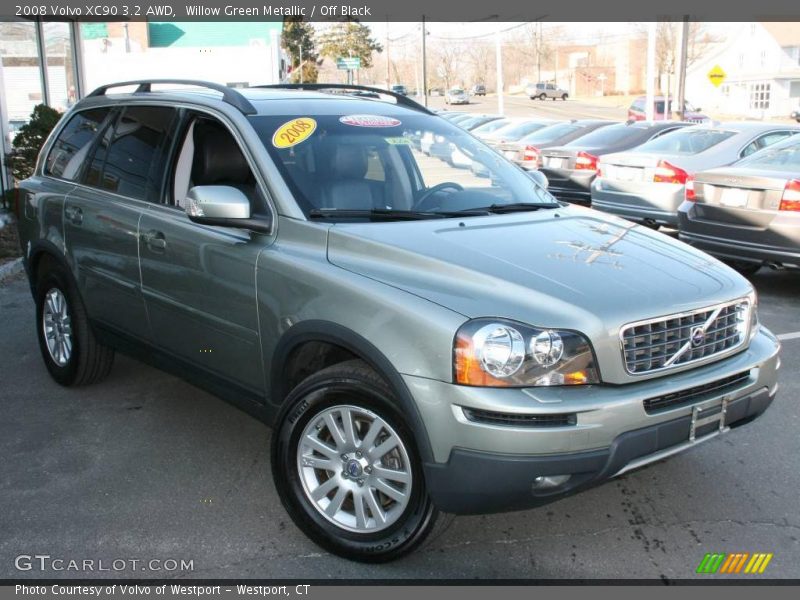 Willow Green Metallic / Off Black 2008 Volvo XC90 3.2 AWD