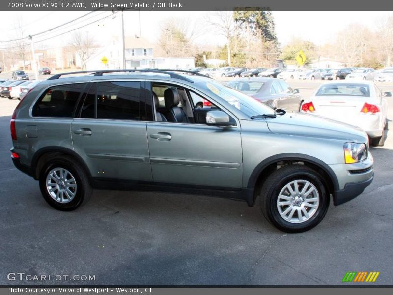 Willow Green Metallic / Off Black 2008 Volvo XC90 3.2 AWD