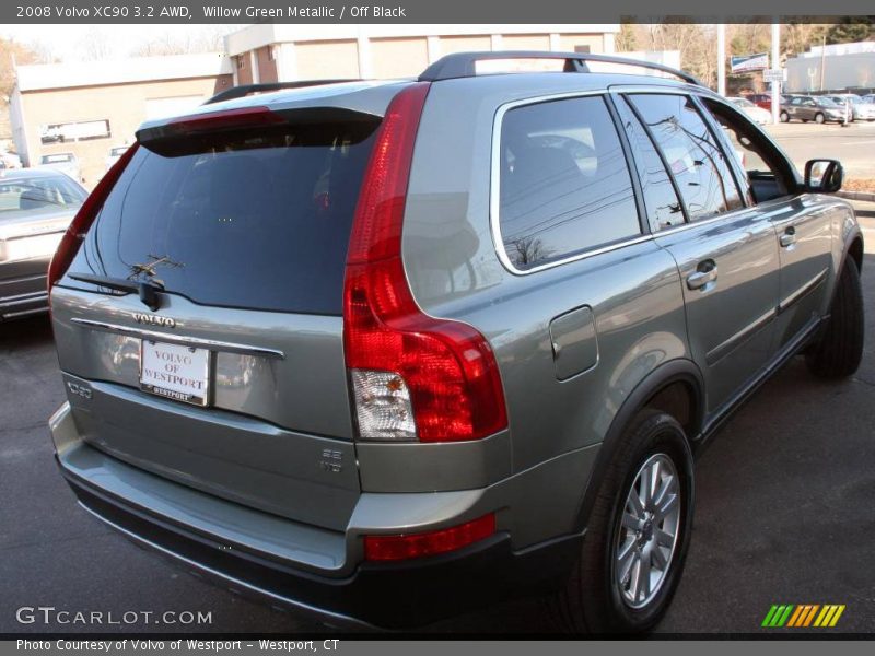 Willow Green Metallic / Off Black 2008 Volvo XC90 3.2 AWD