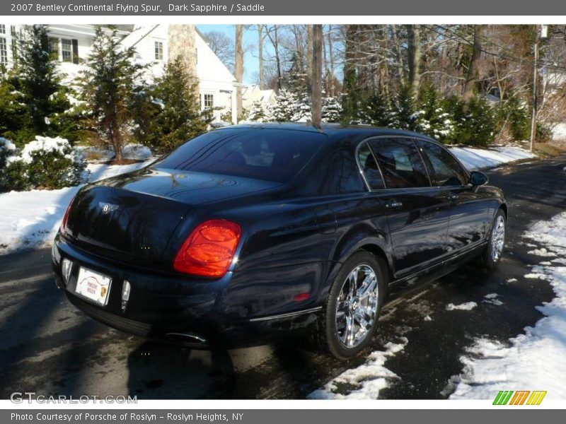 Dark Sapphire / Saddle 2007 Bentley Continental Flying Spur
