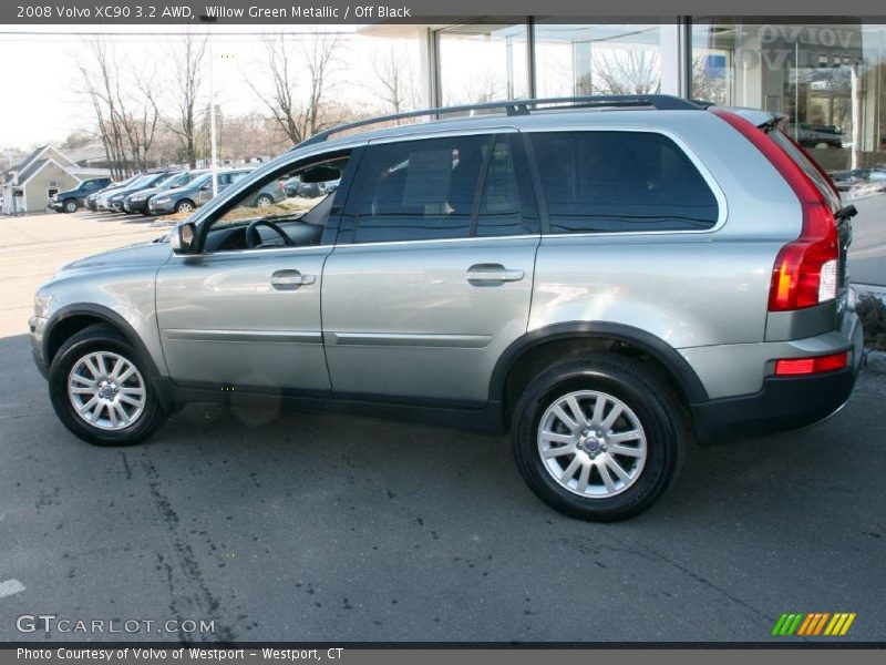 Willow Green Metallic / Off Black 2008 Volvo XC90 3.2 AWD