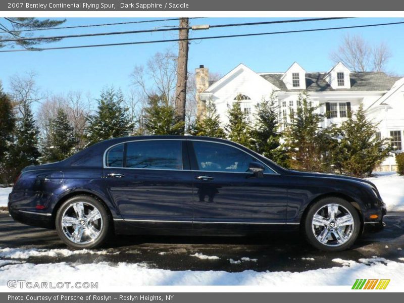 Dark Sapphire / Saddle 2007 Bentley Continental Flying Spur