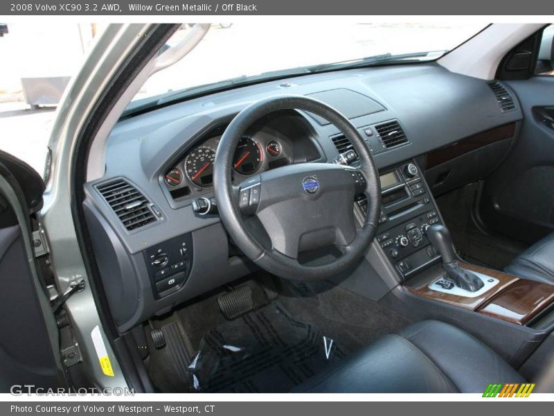 Willow Green Metallic / Off Black 2008 Volvo XC90 3.2 AWD