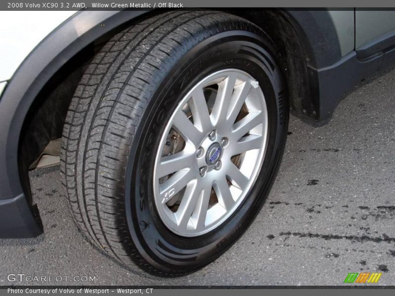 Willow Green Metallic / Off Black 2008 Volvo XC90 3.2 AWD