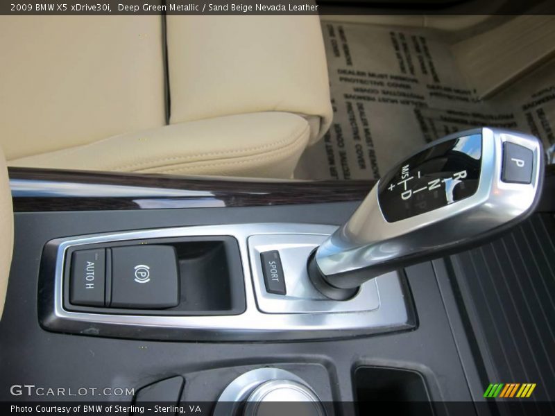 Deep Green Metallic / Sand Beige Nevada Leather 2009 BMW X5 xDrive30i