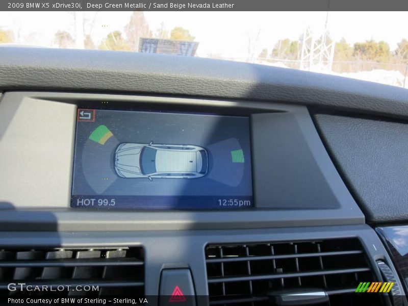 Deep Green Metallic / Sand Beige Nevada Leather 2009 BMW X5 xDrive30i