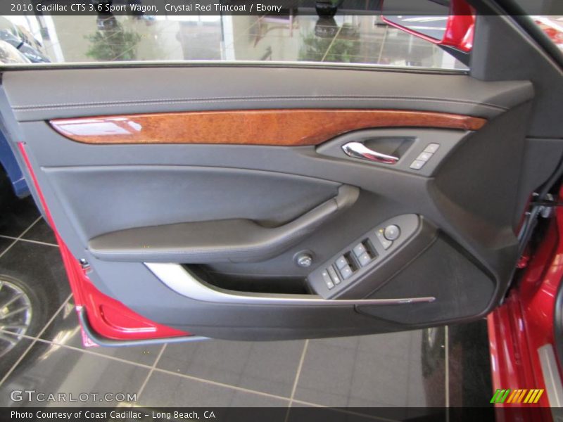 Crystal Red Tintcoat / Ebony 2010 Cadillac CTS 3.6 Sport Wagon