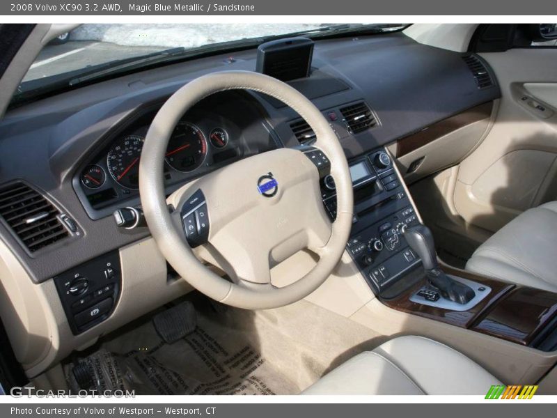 Magic Blue Metallic / Sandstone 2008 Volvo XC90 3.2 AWD