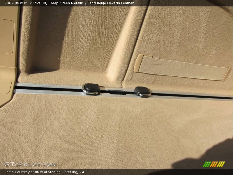 Deep Green Metallic / Sand Beige Nevada Leather 2009 BMW X5 xDrive30i