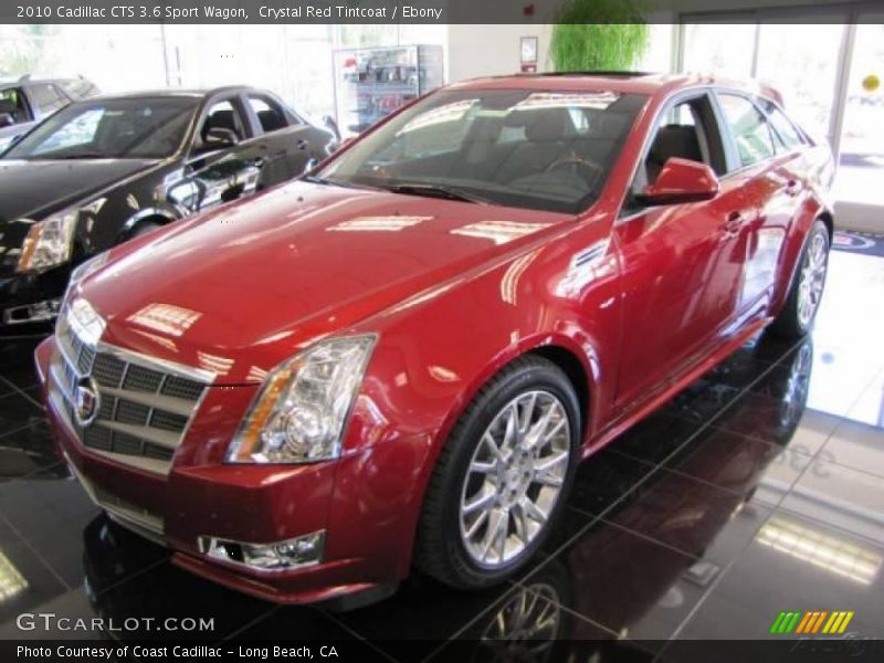 Crystal Red Tintcoat / Ebony 2010 Cadillac CTS 3.6 Sport Wagon