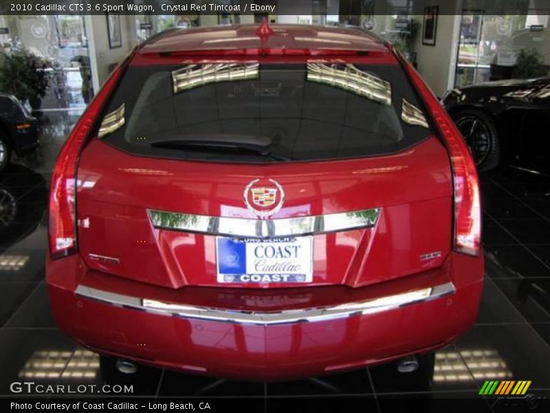 Crystal Red Tintcoat / Ebony 2010 Cadillac CTS 3.6 Sport Wagon