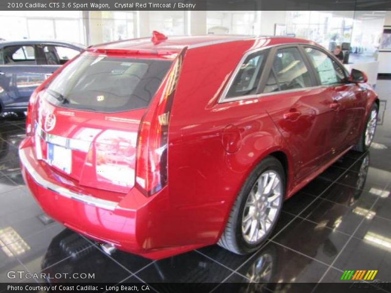 Crystal Red Tintcoat / Ebony 2010 Cadillac CTS 3.6 Sport Wagon