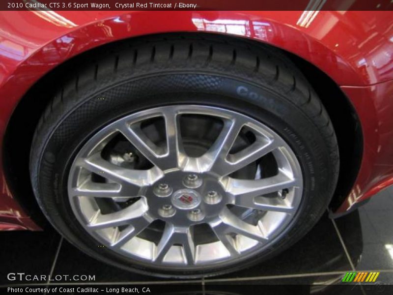 Crystal Red Tintcoat / Ebony 2010 Cadillac CTS 3.6 Sport Wagon