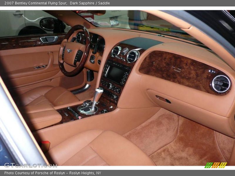Dark Sapphire / Saddle 2007 Bentley Continental Flying Spur