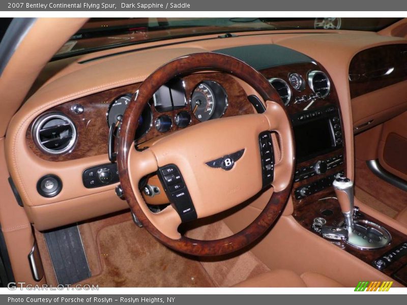 Dark Sapphire / Saddle 2007 Bentley Continental Flying Spur