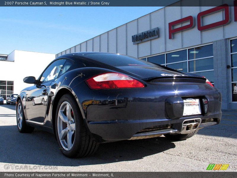 Midnight Blue Metallic / Stone Grey 2007 Porsche Cayman S