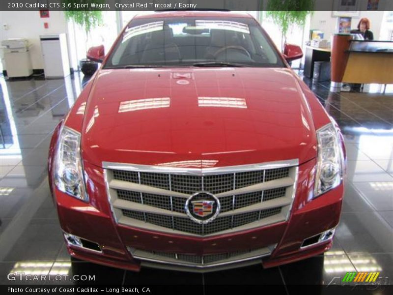 Crystal Red Tintcoat / Ebony 2010 Cadillac CTS 3.6 Sport Wagon