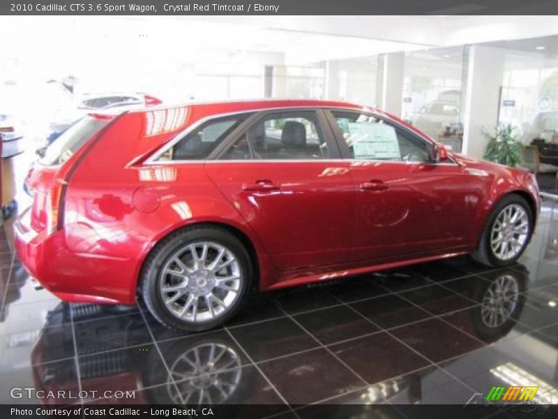 Crystal Red Tintcoat / Ebony 2010 Cadillac CTS 3.6 Sport Wagon