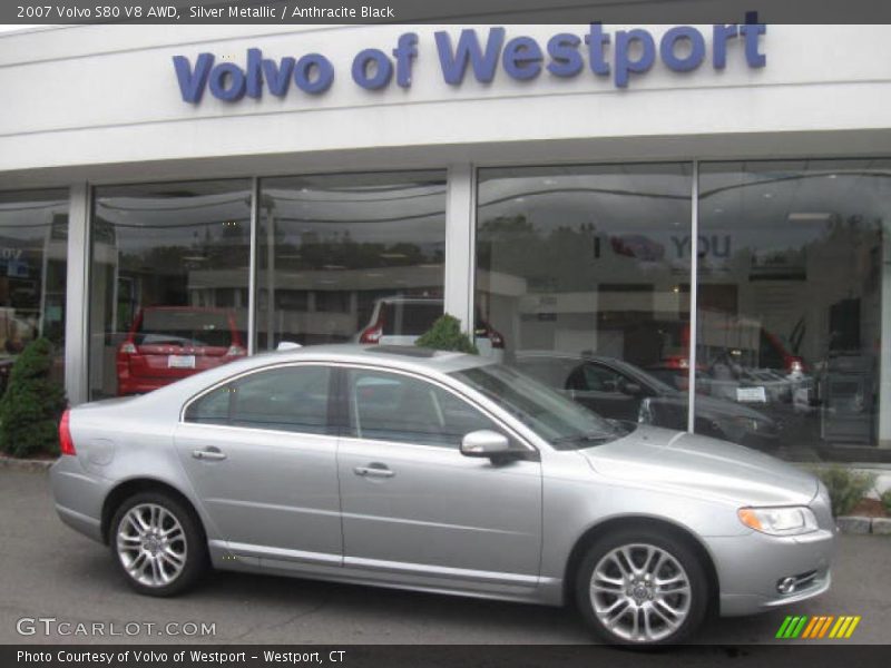 Silver Metallic / Anthracite Black 2007 Volvo S80 V8 AWD