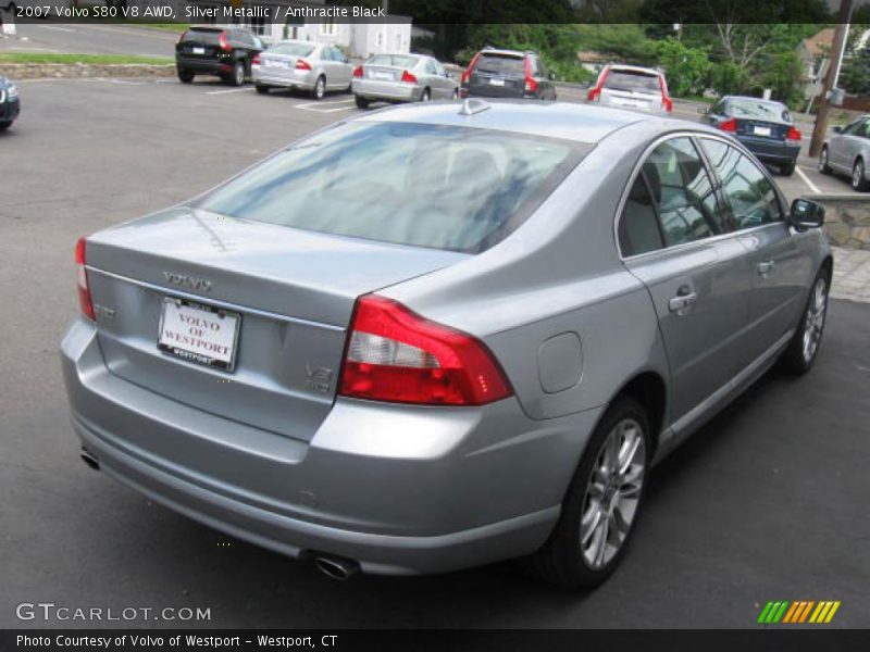 Silver Metallic / Anthracite Black 2007 Volvo S80 V8 AWD