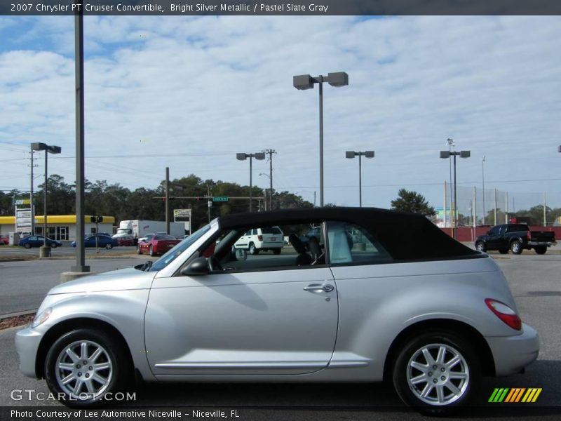 Bright Silver Metallic / Pastel Slate Gray 2007 Chrysler PT Cruiser Convertible