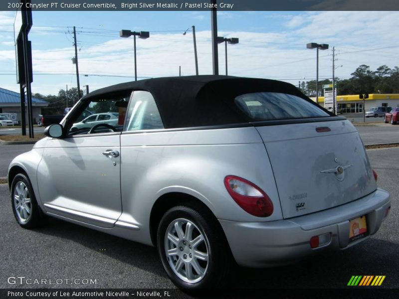 Bright Silver Metallic / Pastel Slate Gray 2007 Chrysler PT Cruiser Convertible