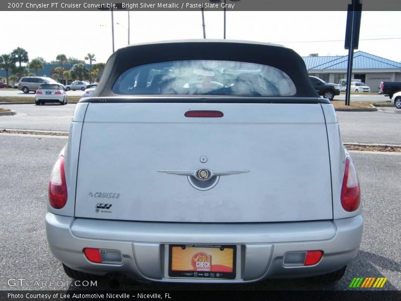 Bright Silver Metallic / Pastel Slate Gray 2007 Chrysler PT Cruiser Convertible