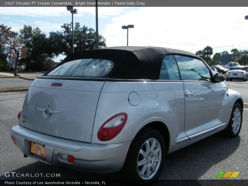 Bright Silver Metallic / Pastel Slate Gray 2007 Chrysler PT Cruiser Convertible