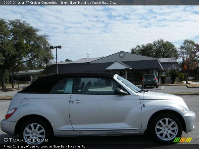 Bright Silver Metallic / Pastel Slate Gray 2007 Chrysler PT Cruiser Convertible