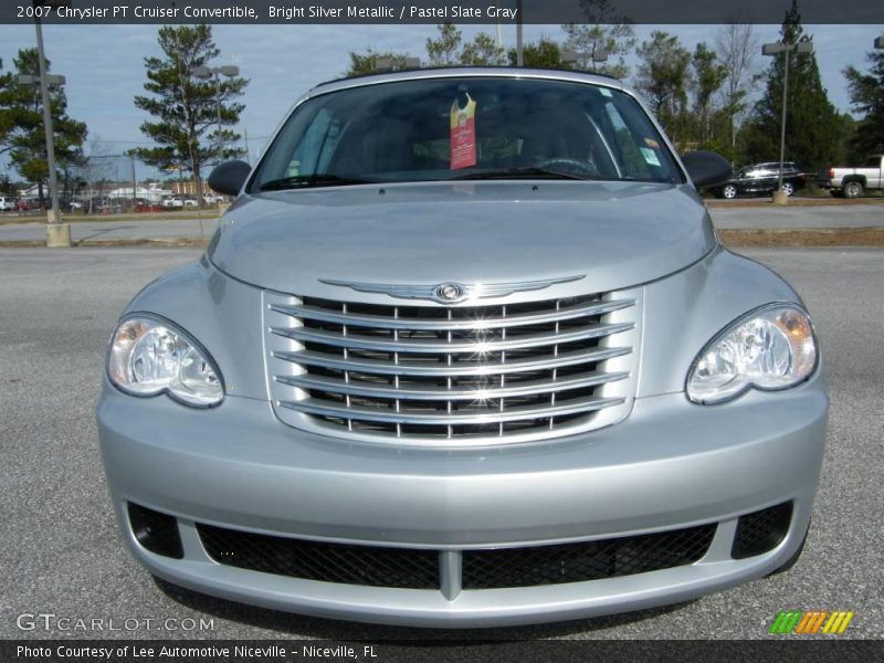 Bright Silver Metallic / Pastel Slate Gray 2007 Chrysler PT Cruiser Convertible