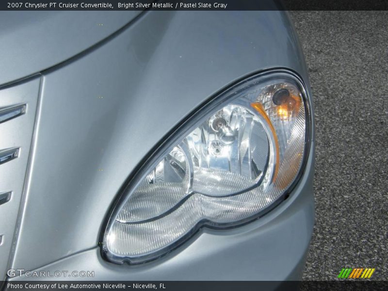 Bright Silver Metallic / Pastel Slate Gray 2007 Chrysler PT Cruiser Convertible