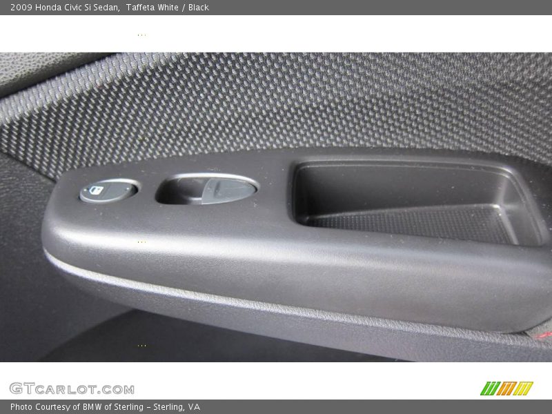 Taffeta White / Black 2009 Honda Civic Si Sedan