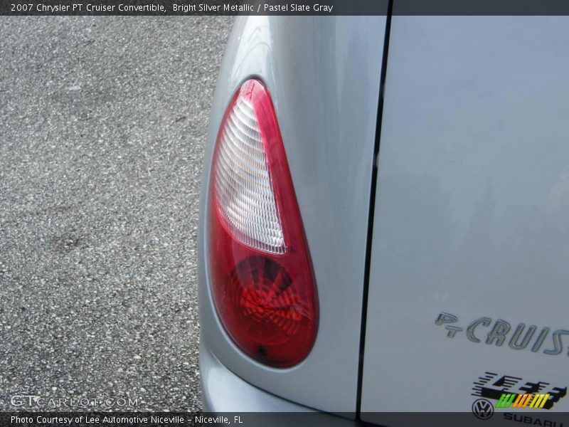 Bright Silver Metallic / Pastel Slate Gray 2007 Chrysler PT Cruiser Convertible