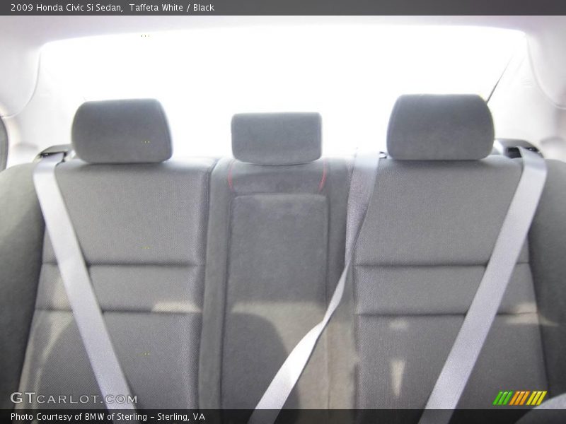 Taffeta White / Black 2009 Honda Civic Si Sedan