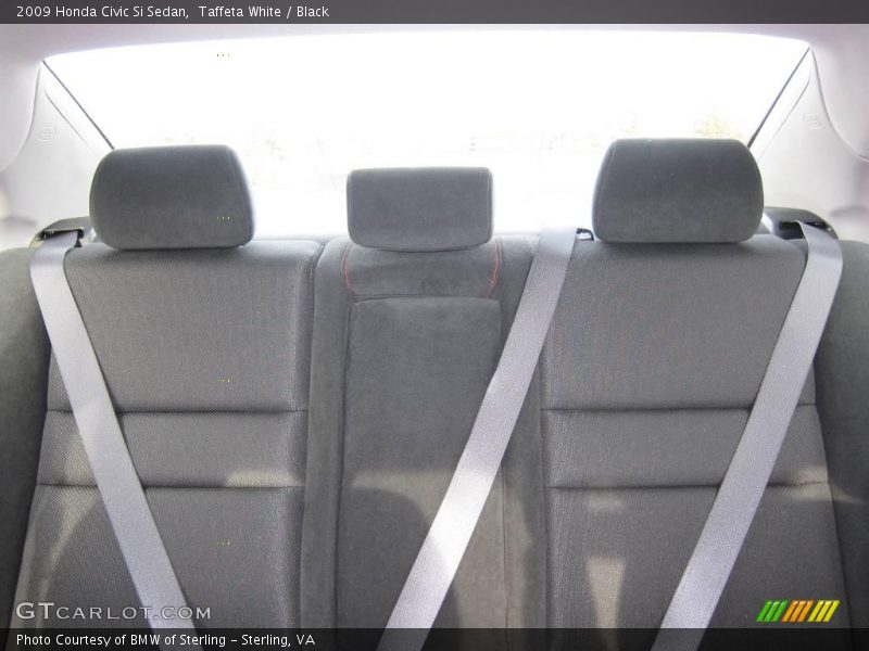 Taffeta White / Black 2009 Honda Civic Si Sedan