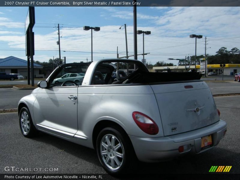 Bright Silver Metallic / Pastel Slate Gray 2007 Chrysler PT Cruiser Convertible