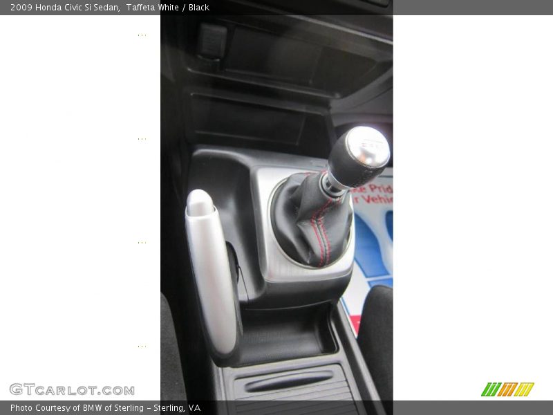 Taffeta White / Black 2009 Honda Civic Si Sedan