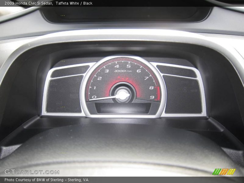 Taffeta White / Black 2009 Honda Civic Si Sedan