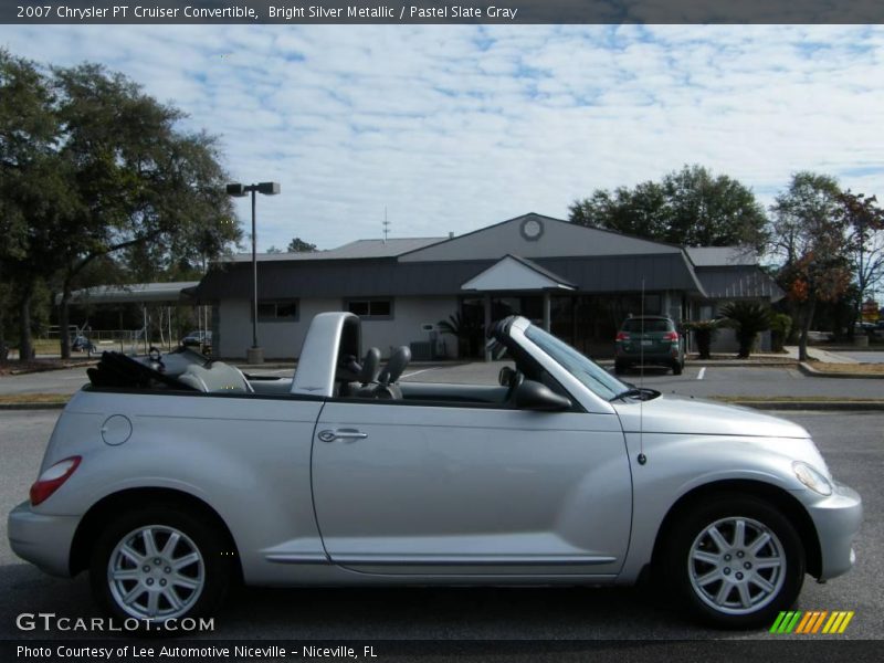 Bright Silver Metallic / Pastel Slate Gray 2007 Chrysler PT Cruiser Convertible