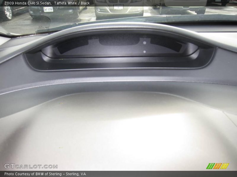Taffeta White / Black 2009 Honda Civic Si Sedan