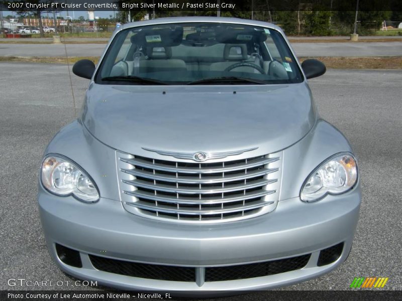Bright Silver Metallic / Pastel Slate Gray 2007 Chrysler PT Cruiser Convertible