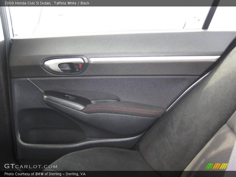Taffeta White / Black 2009 Honda Civic Si Sedan