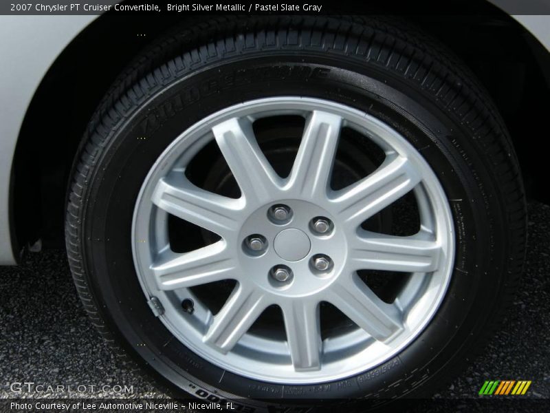 Bright Silver Metallic / Pastel Slate Gray 2007 Chrysler PT Cruiser Convertible