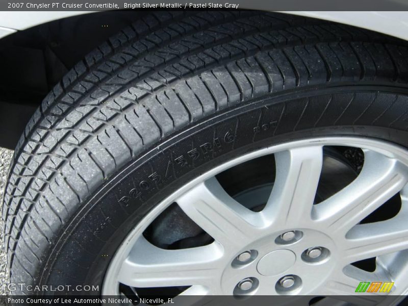 Bright Silver Metallic / Pastel Slate Gray 2007 Chrysler PT Cruiser Convertible