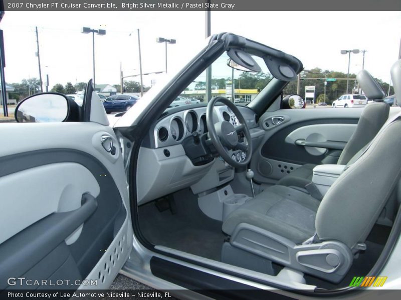 Bright Silver Metallic / Pastel Slate Gray 2007 Chrysler PT Cruiser Convertible