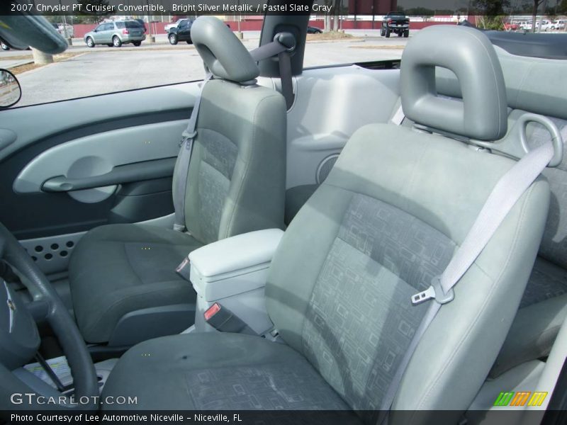 Bright Silver Metallic / Pastel Slate Gray 2007 Chrysler PT Cruiser Convertible