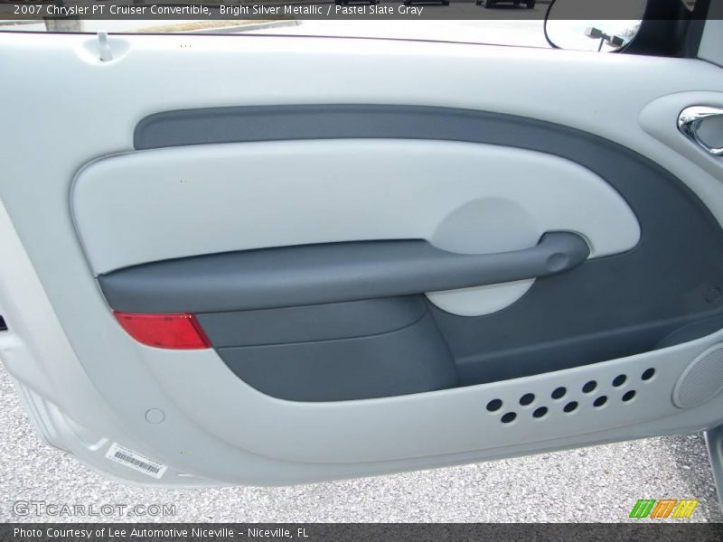 Bright Silver Metallic / Pastel Slate Gray 2007 Chrysler PT Cruiser Convertible