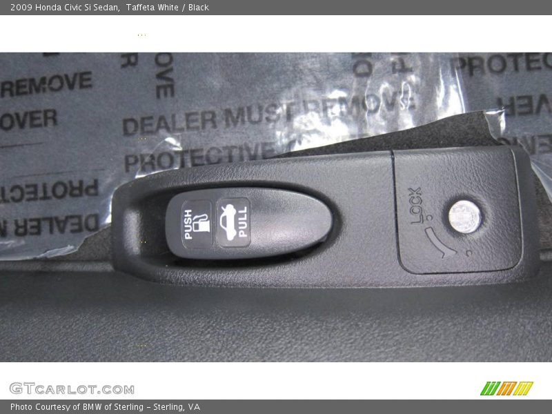 Taffeta White / Black 2009 Honda Civic Si Sedan