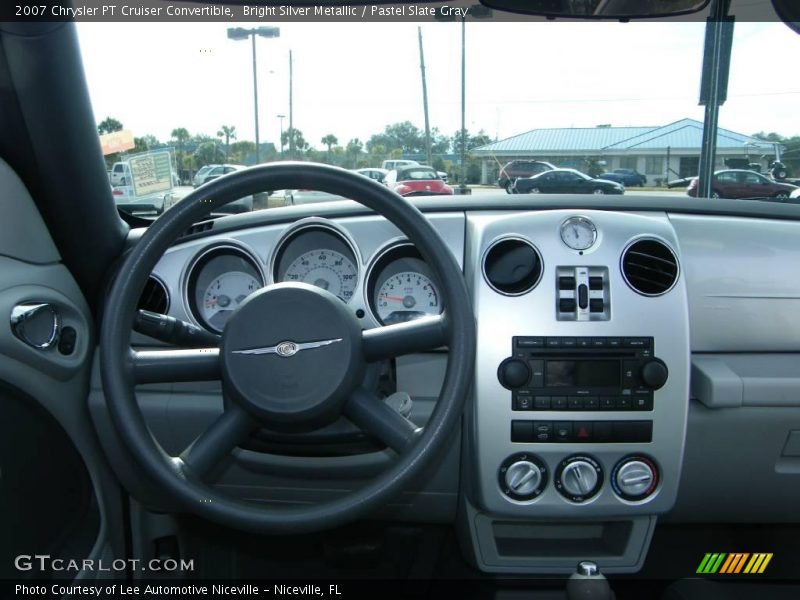 Bright Silver Metallic / Pastel Slate Gray 2007 Chrysler PT Cruiser Convertible