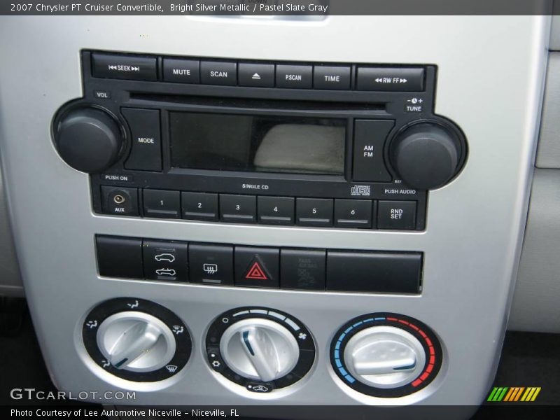 Bright Silver Metallic / Pastel Slate Gray 2007 Chrysler PT Cruiser Convertible